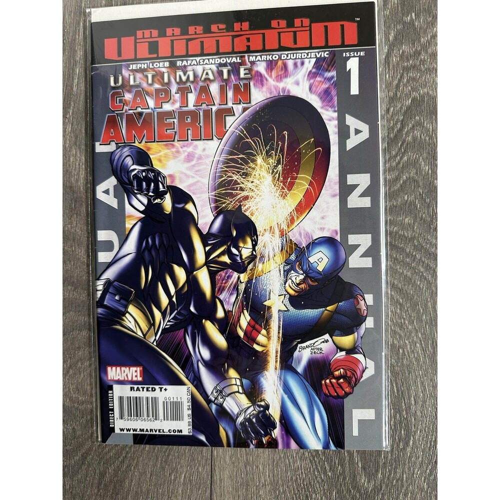 Marvel Giant Ultimate Captain America Annual #1 Comic Color US Comics